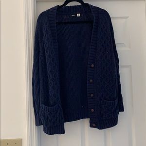 NAVY CARDIGAN